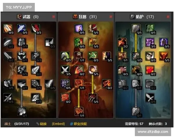 魔兽世界战士输出技能加点攻略